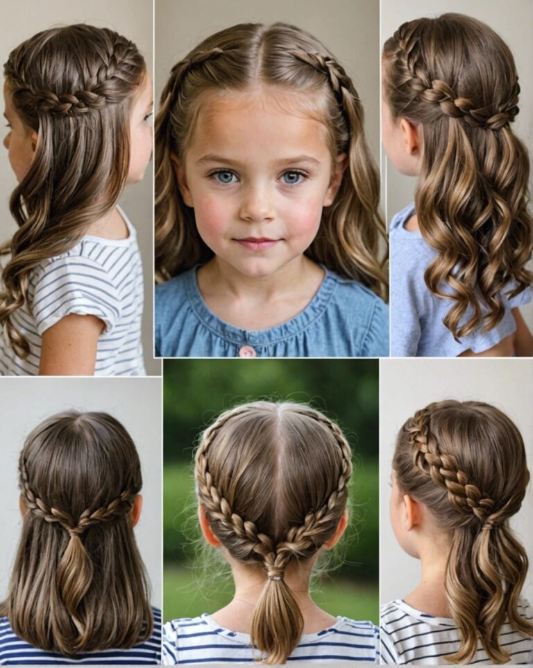 20 Easy Little Girl Hairstyles for Everyday