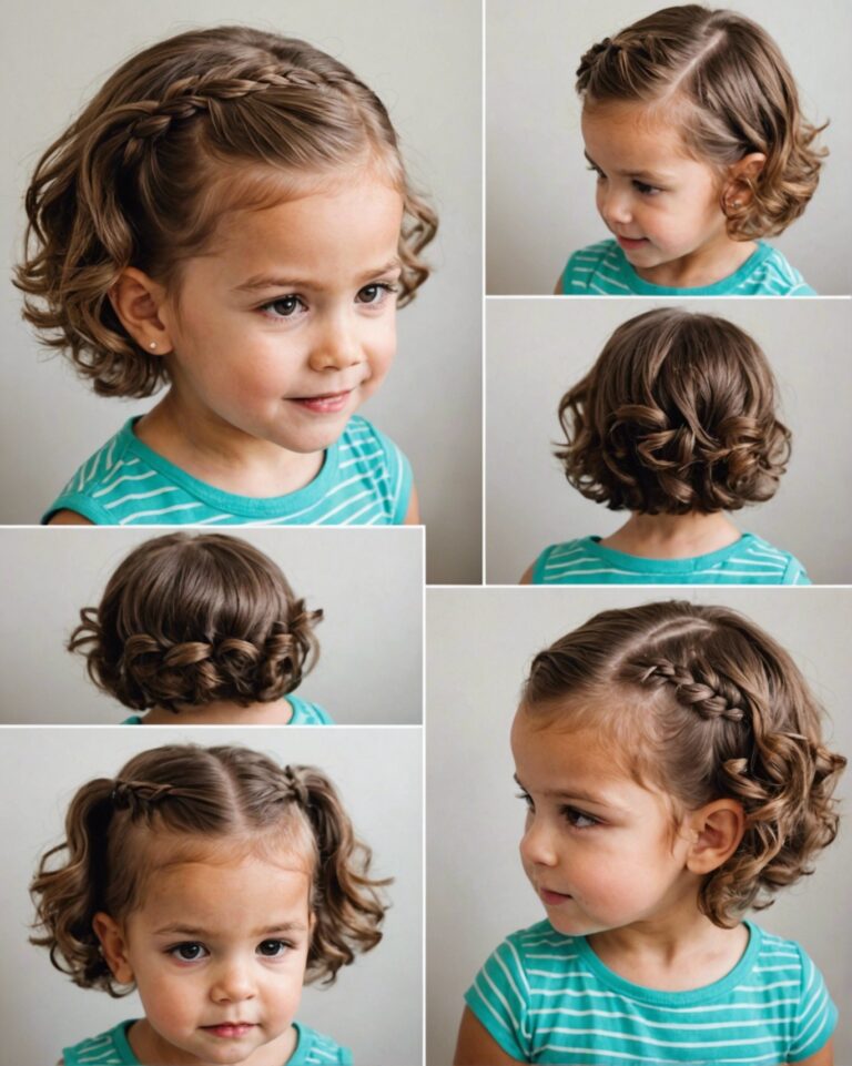 20 Easy Toddler Hairstyles for Short Hair