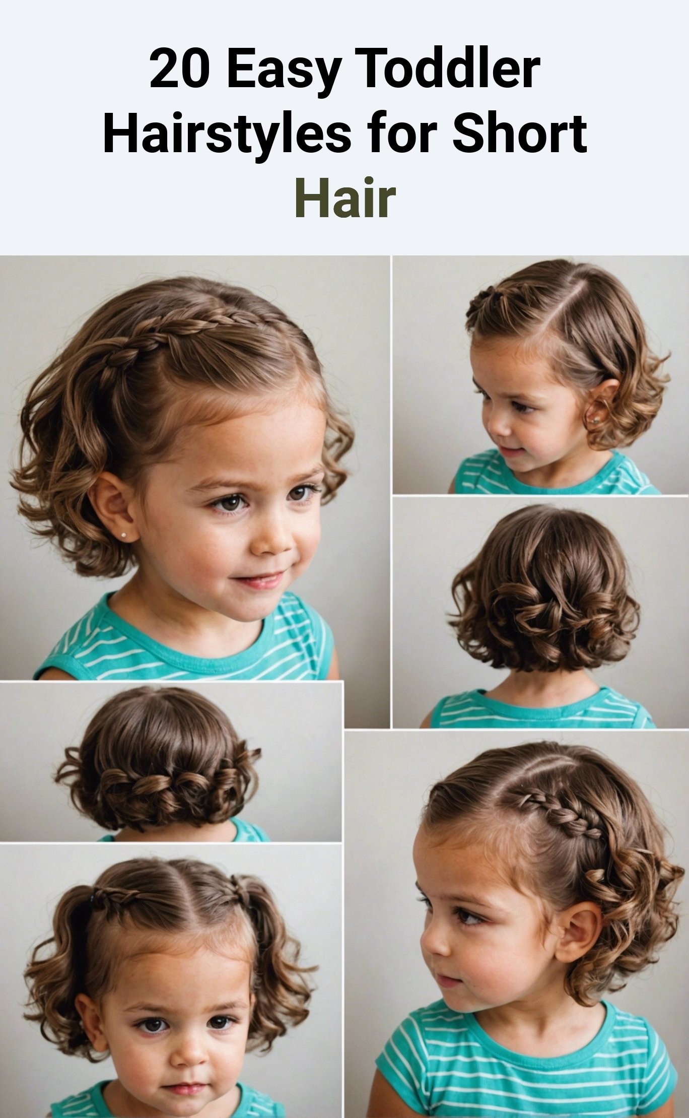 20 Easy Toddler Hairstyles for Short Hair