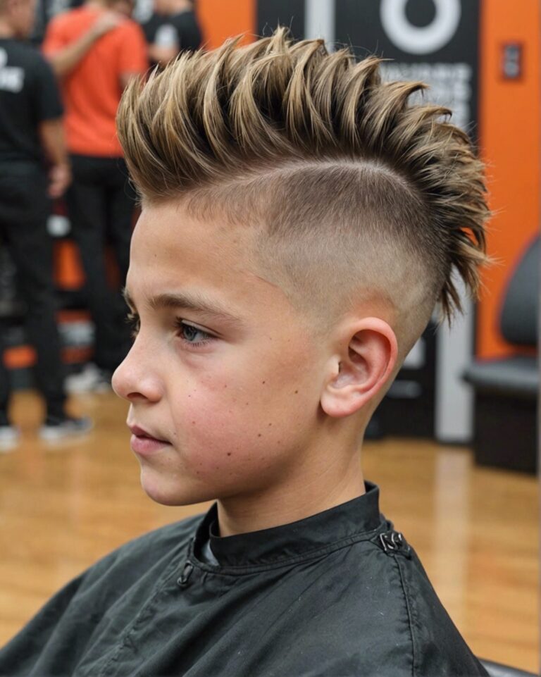 20 Faded Mohawk Boys Hairstyles for Cool Kids