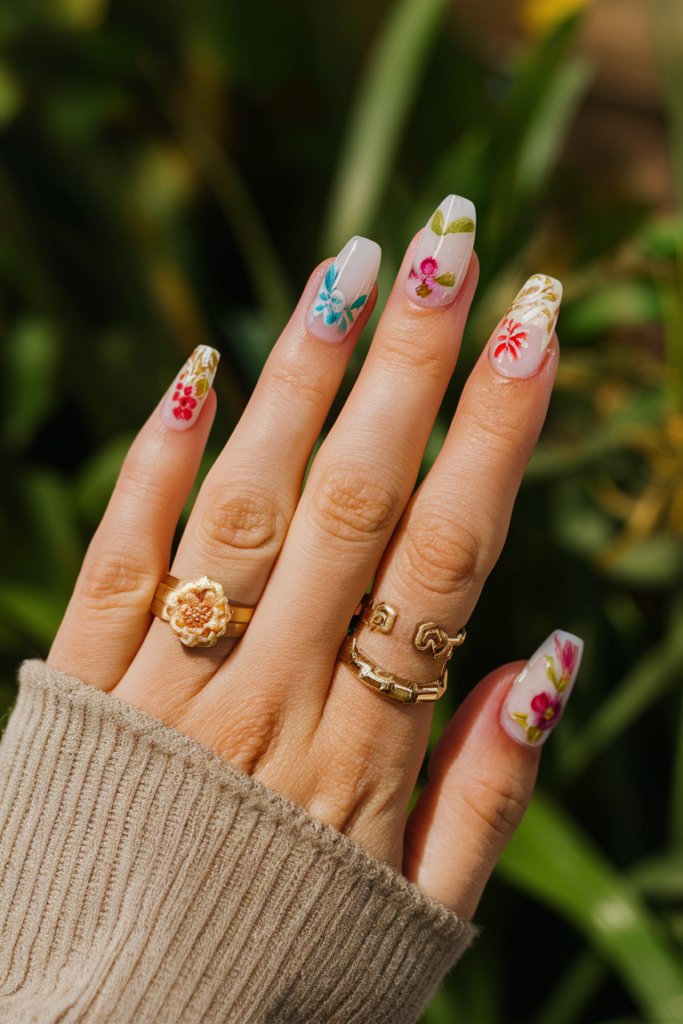 Floral Nail Art