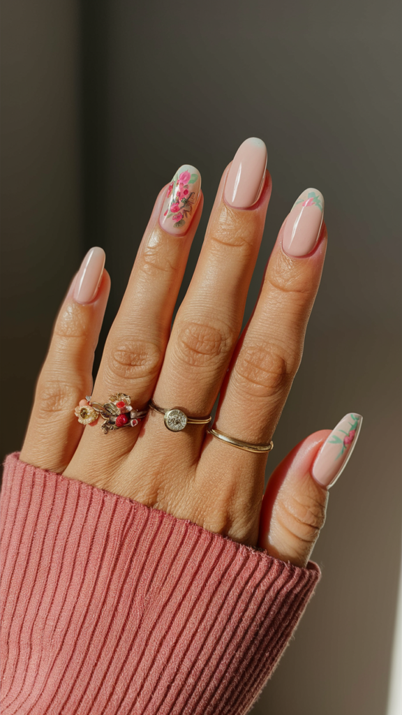 Floral Pink Accent