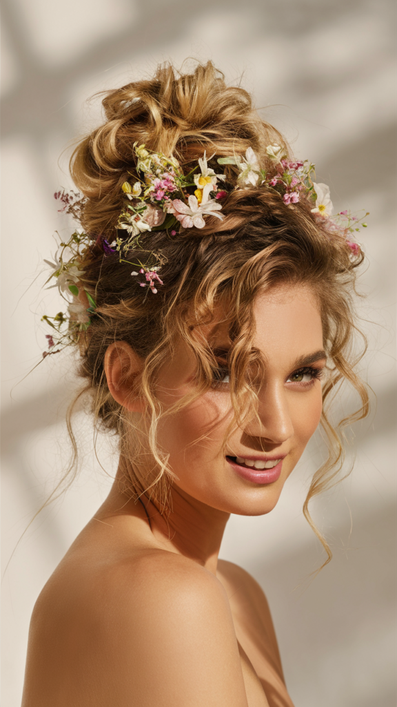 Hairstyles with Hair Flowers for a Boho Vibe