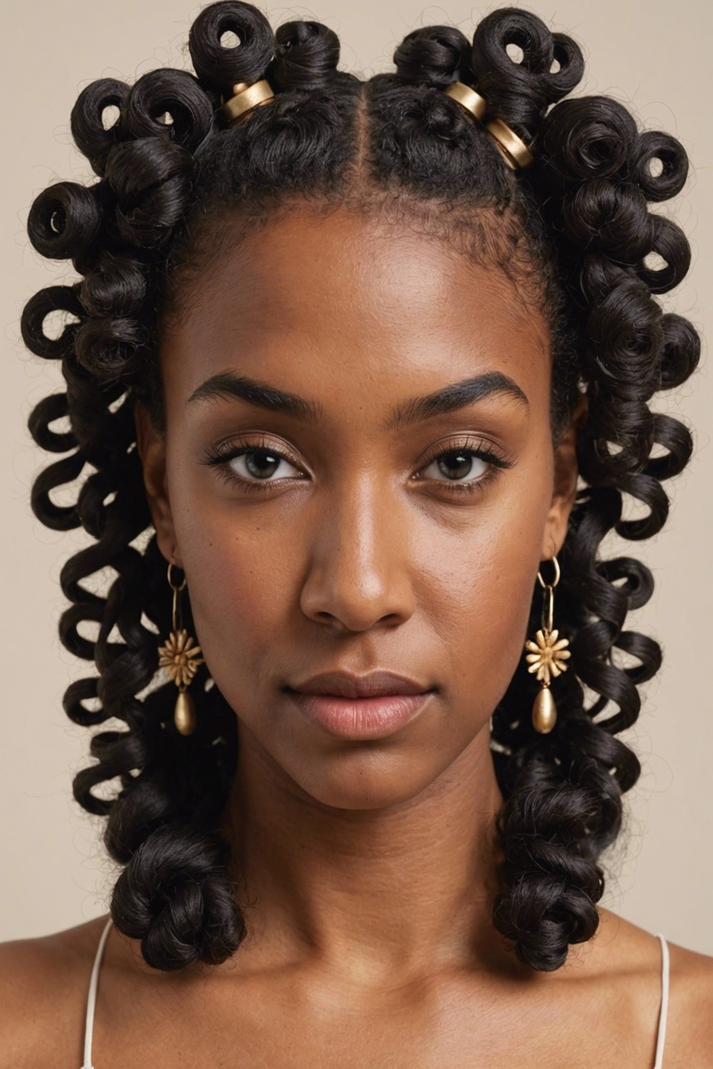 Bantu Knots for a Protective Style