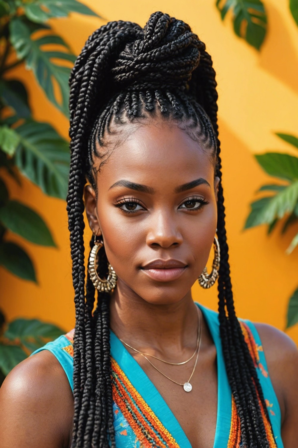 Box Braids with a Twist