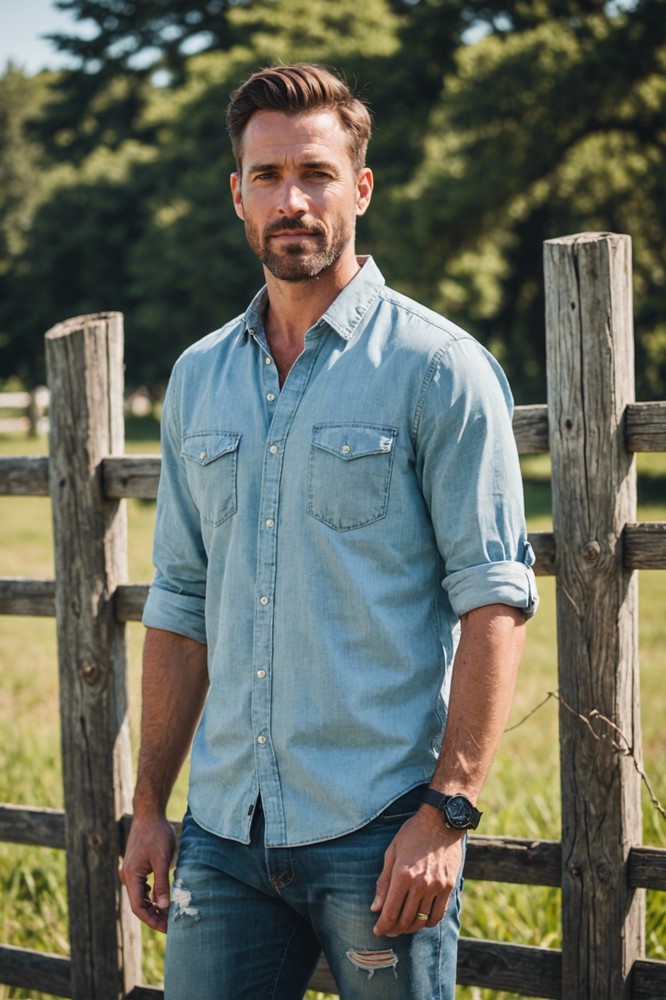 Chambray Shirt for a Laid-Back Summer