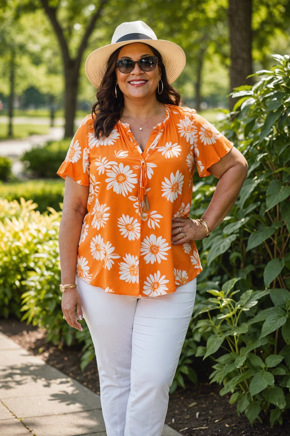 Cropped Pants and Bright Tops for a Summer Breeze