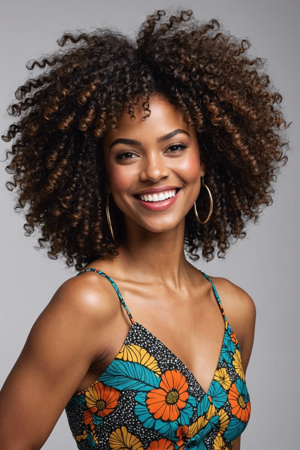 Curly Afros for a Confident Vibe