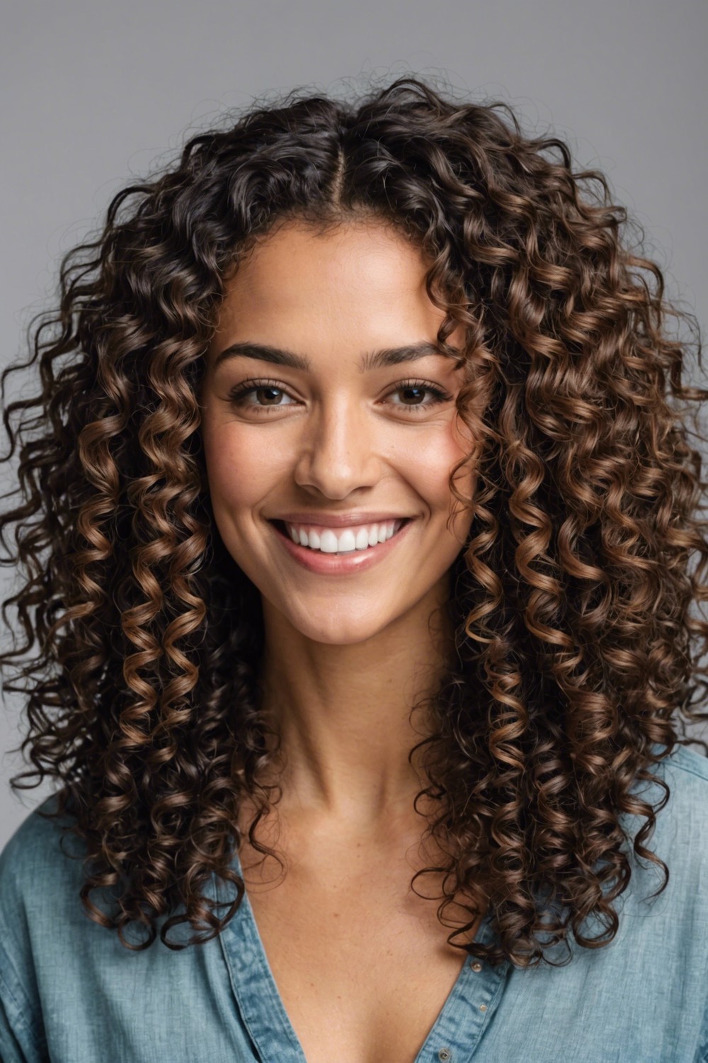 Curly Layers for a Bouncy Look