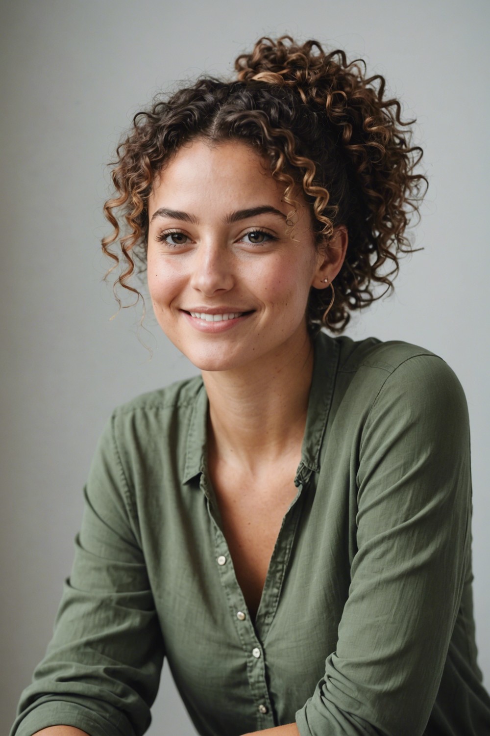 Curly Ponytails for a Low-Maintenance Look