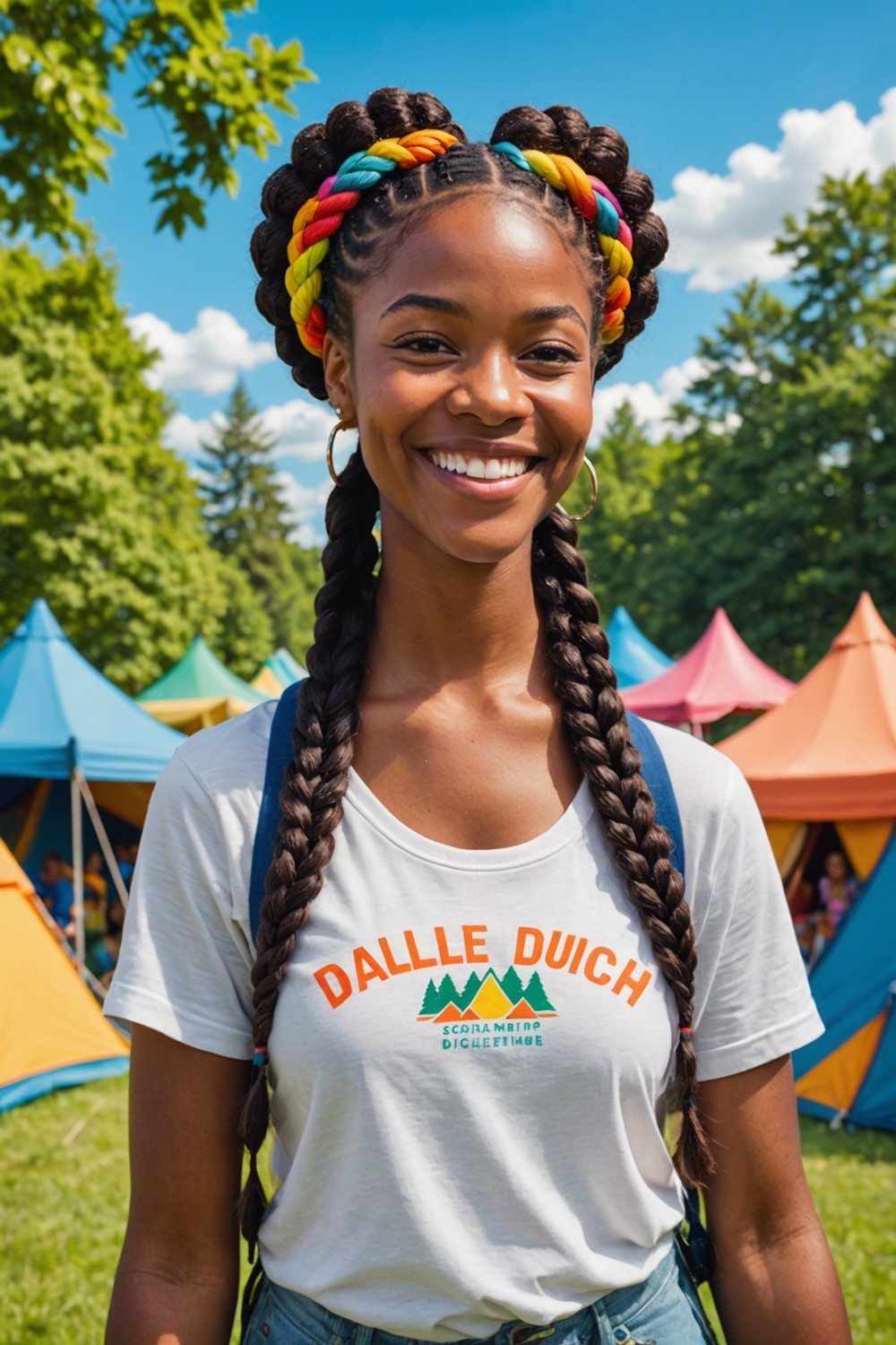 Double Dutch Braids for Summer Camp