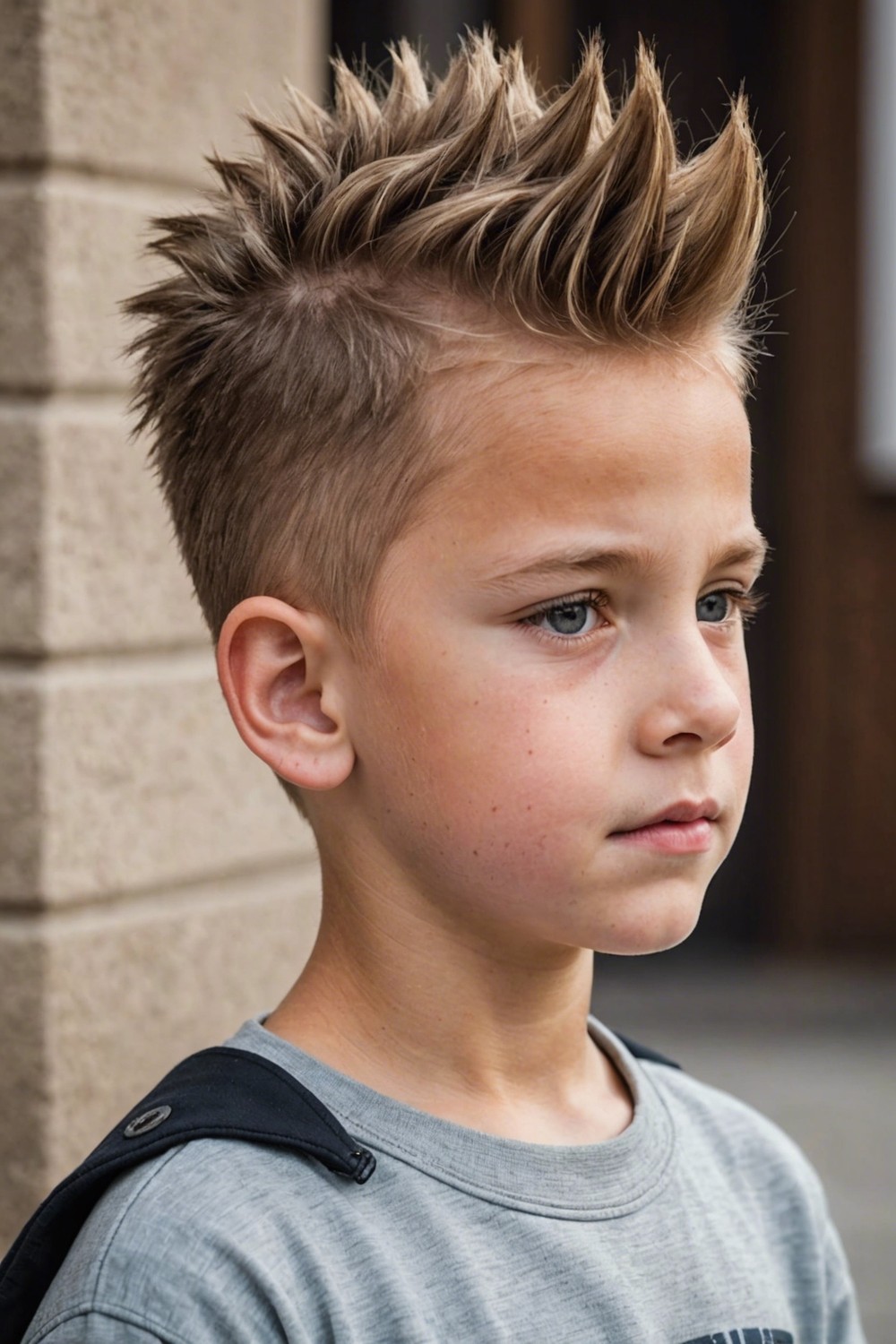 Faux Hawk with Faded Sides