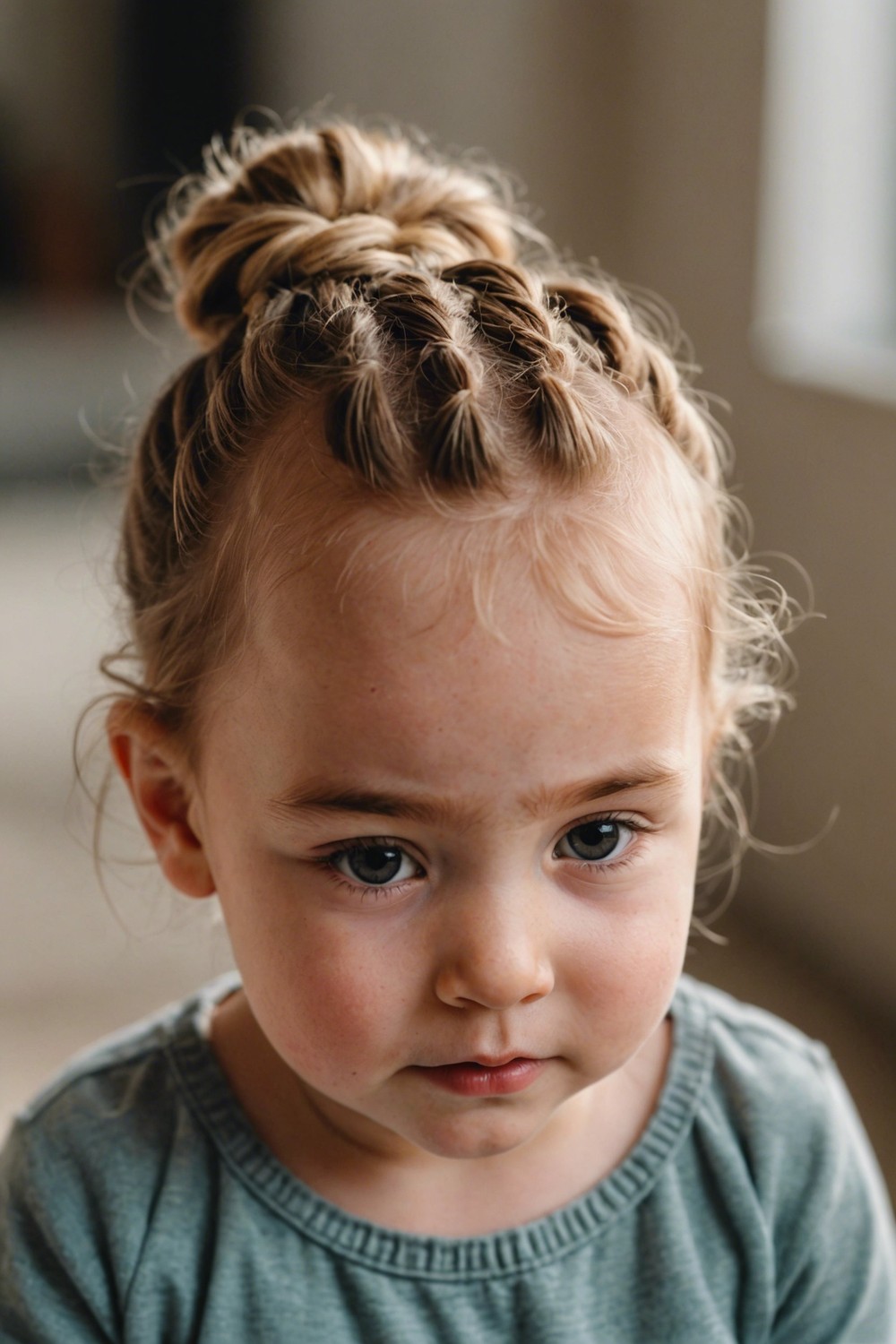 Messy Bun Braids