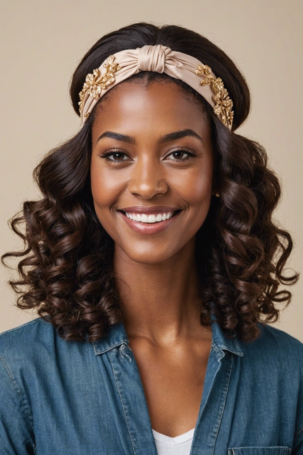 Natural Hair Glam with Headbands