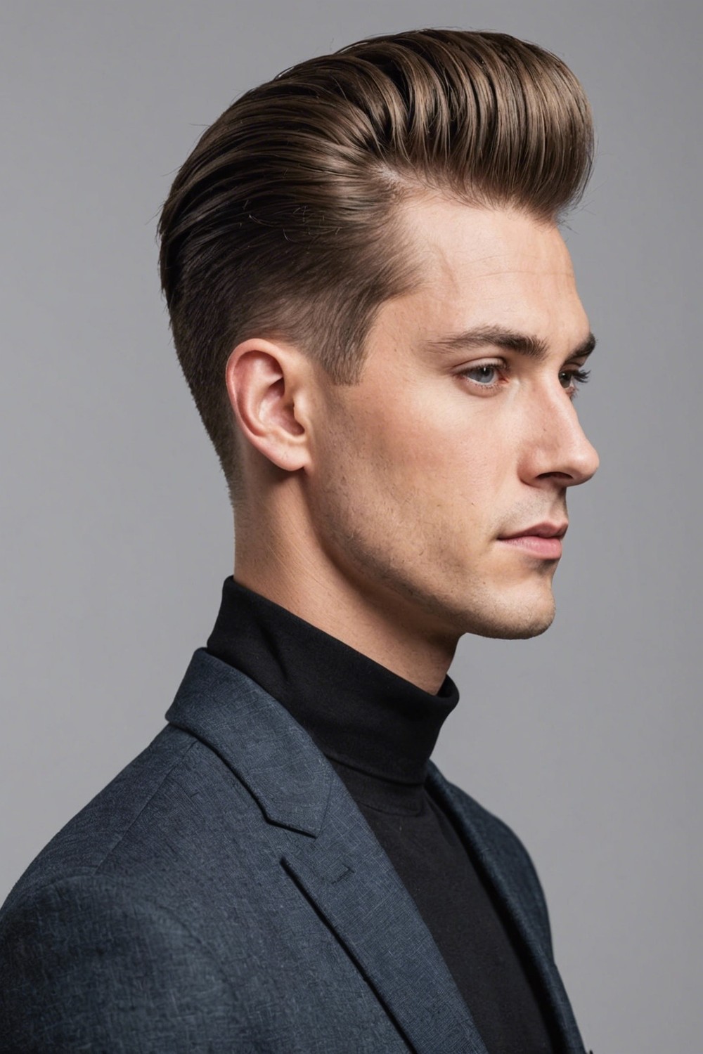 Pompadour Styles with Undercut