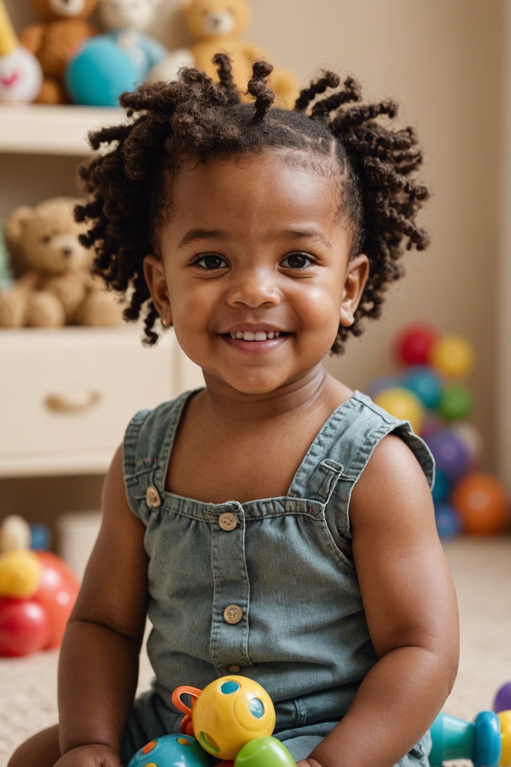 Toddler Afro Puffs