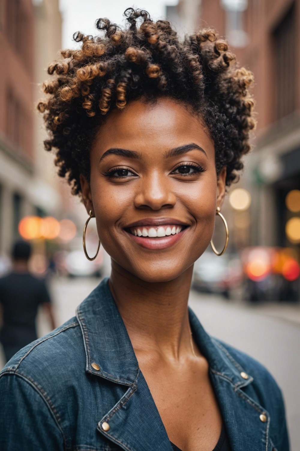 Undercut Pixie with Afro Texture