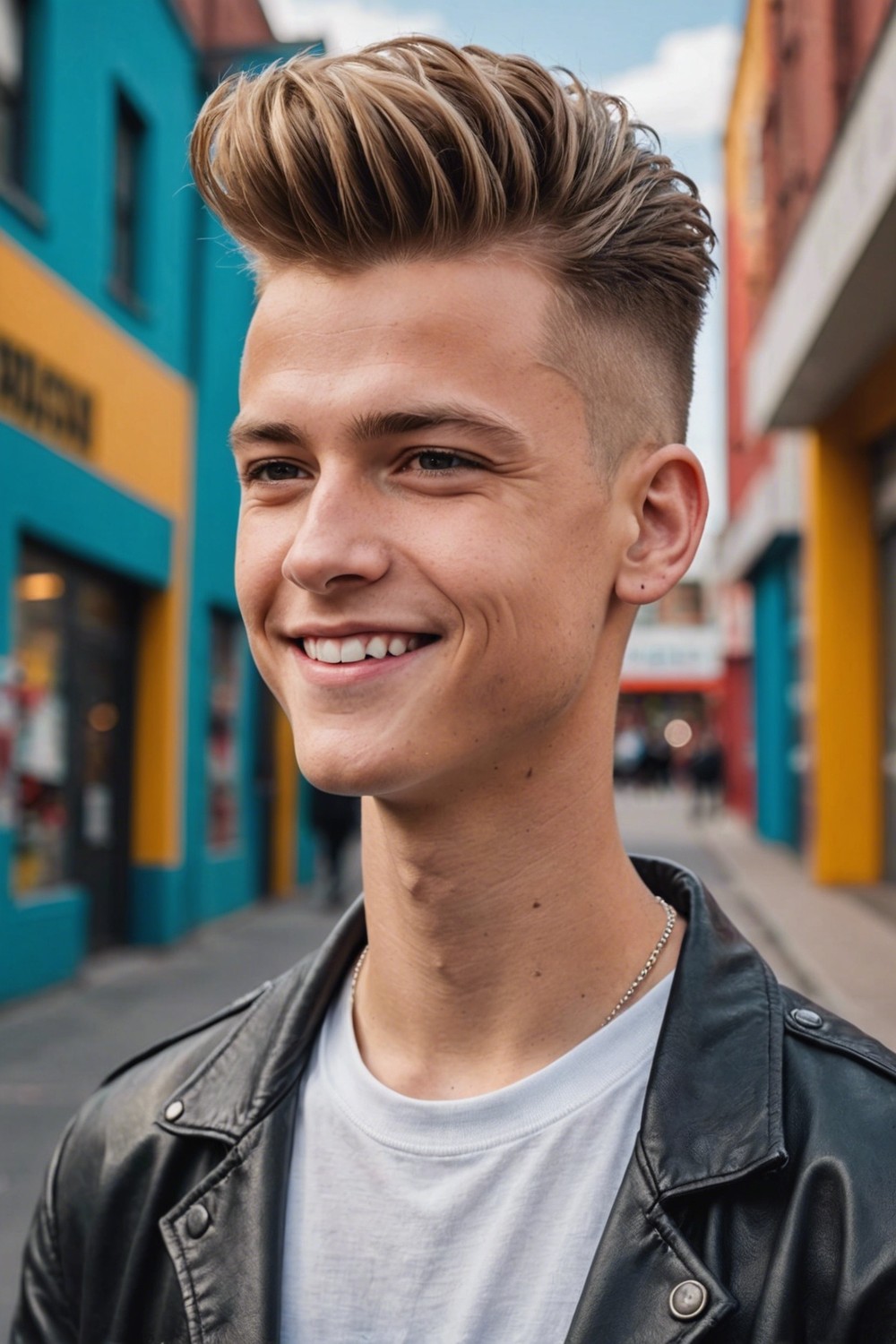 Zero Fade Faded Mohawk with Quiff