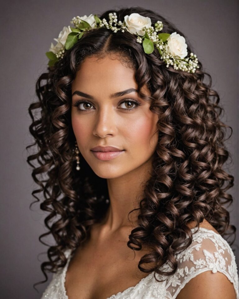 20 Wedding Hairstyles for Curly Hair