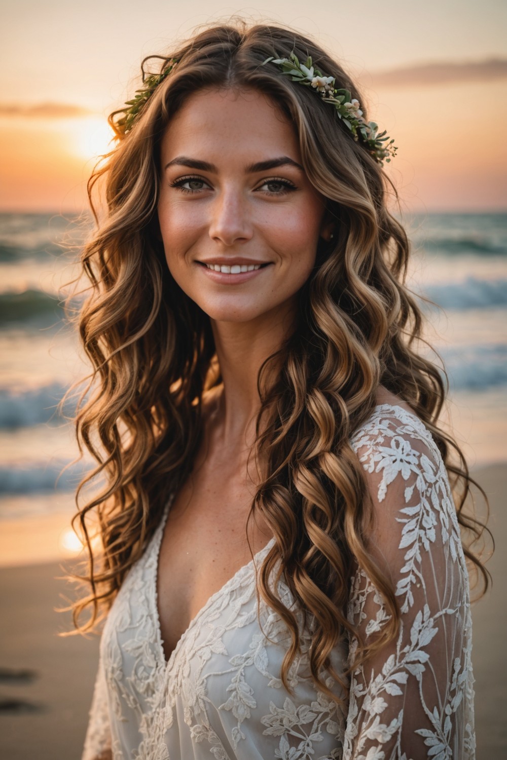 Elegant Beach Waves