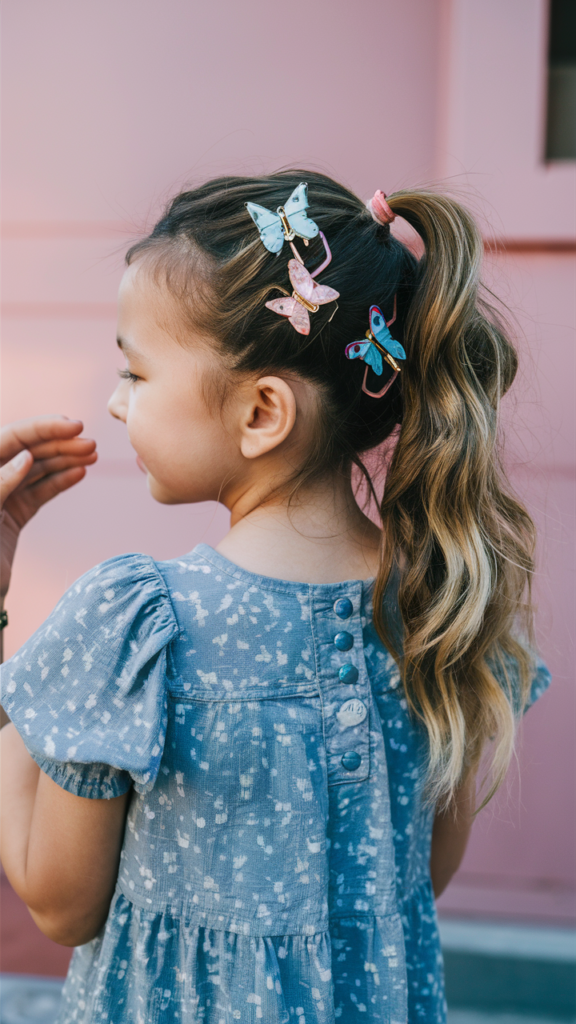 Butterfly Clips Updo