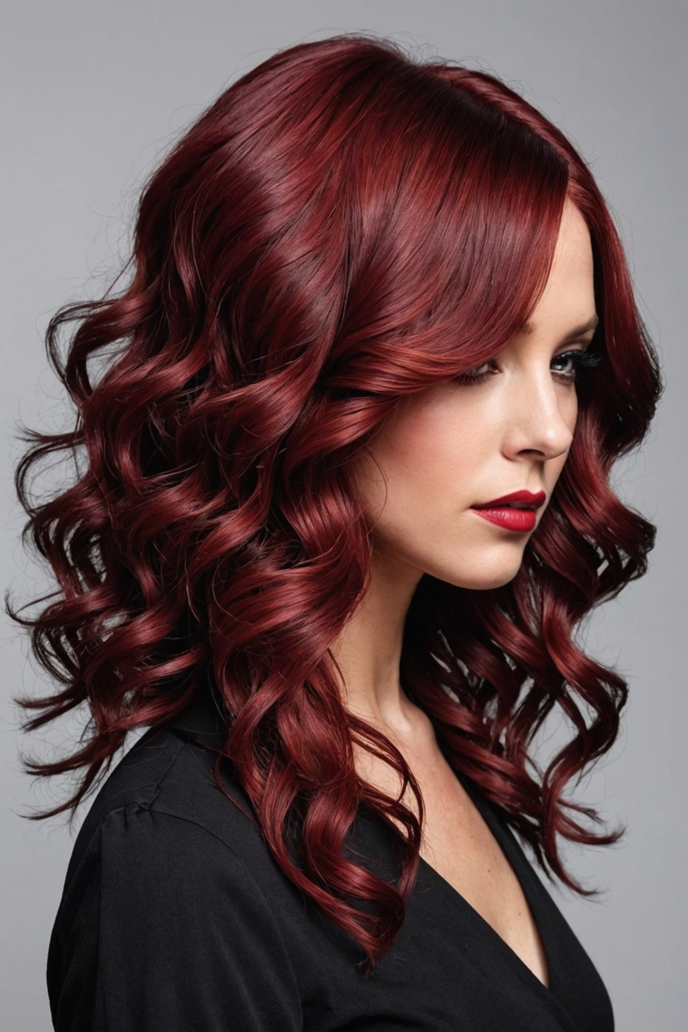 Asymmetrical Red Weave