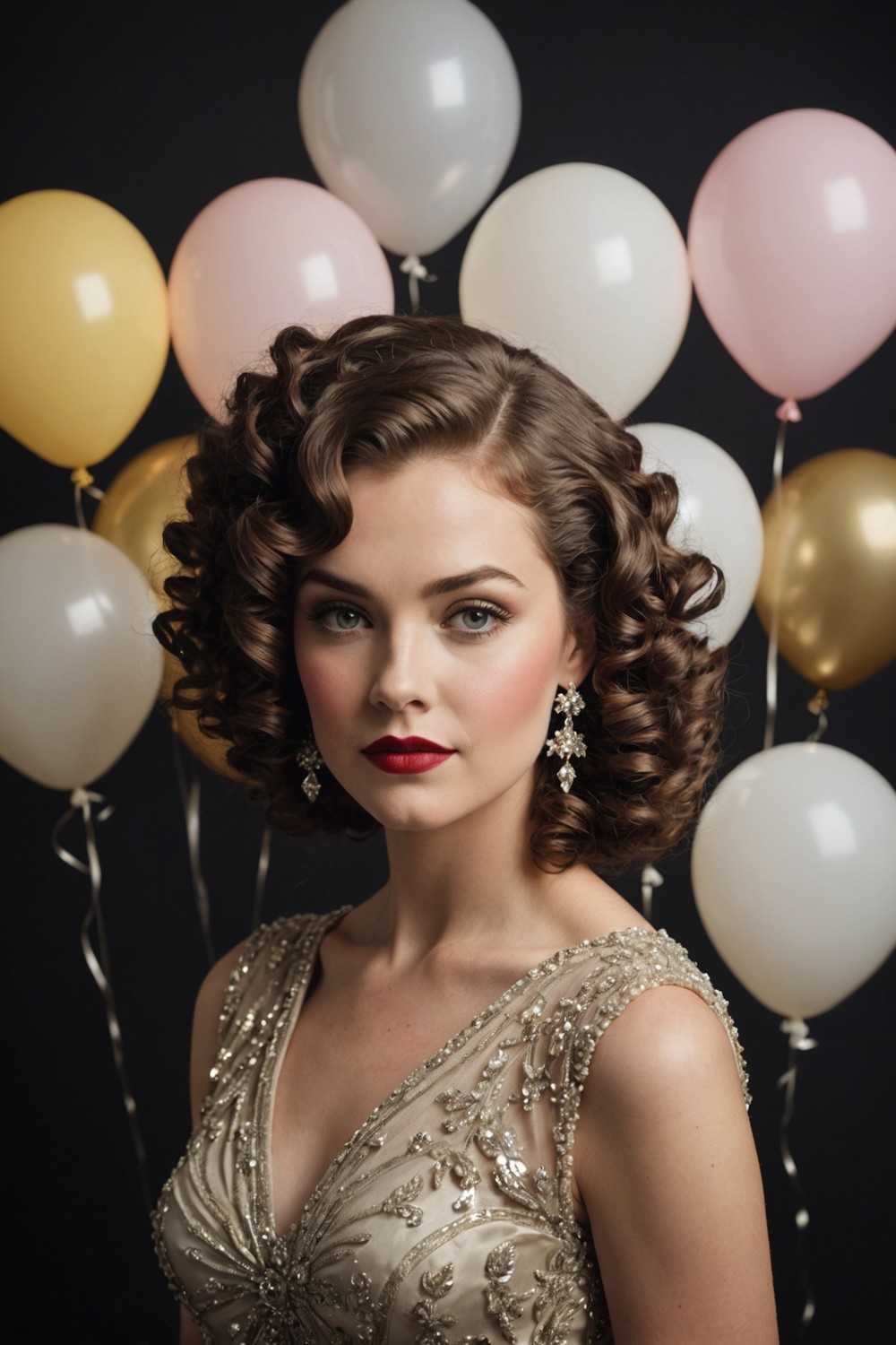 Elegant Vintage Curls