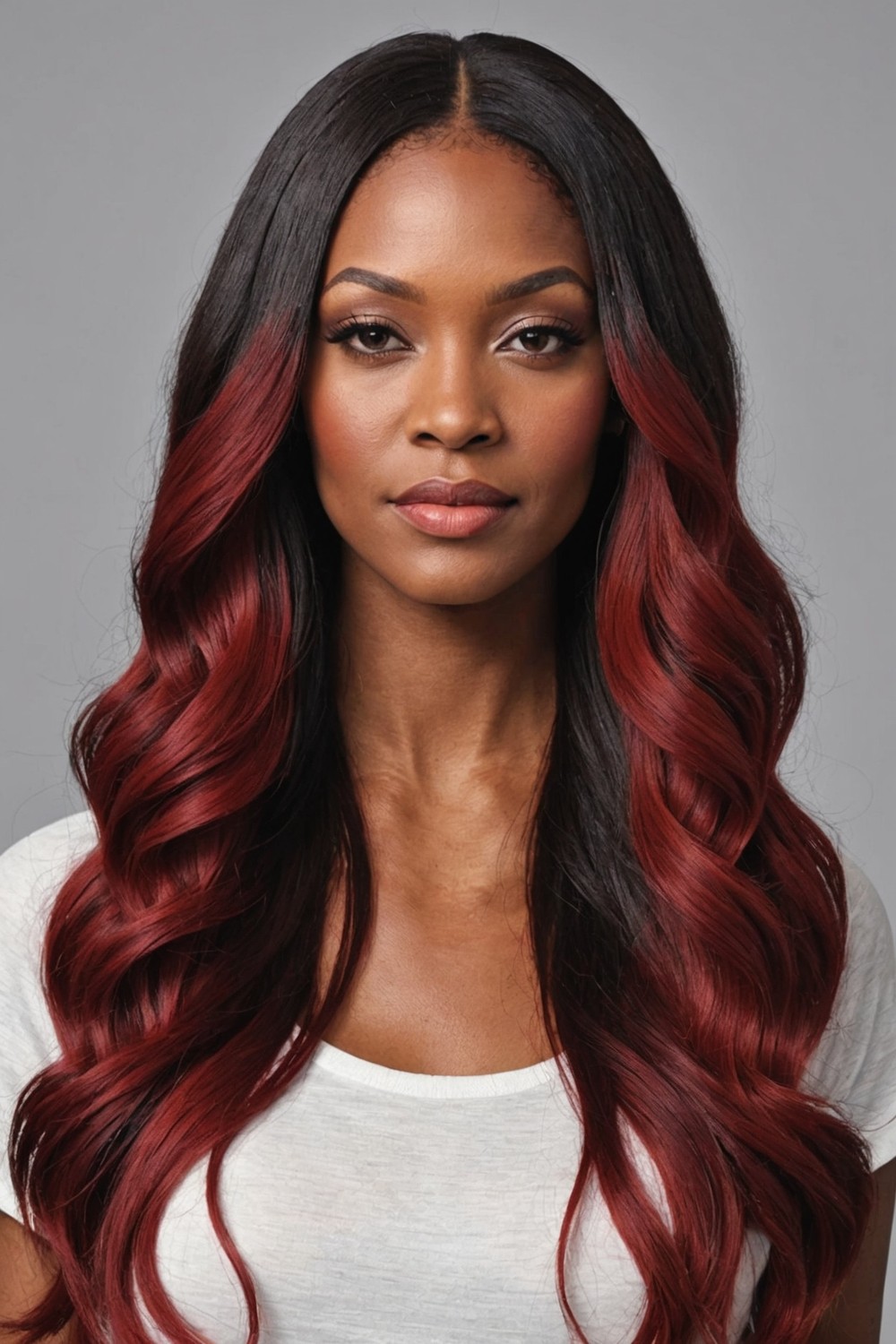 Ombre Red Weave