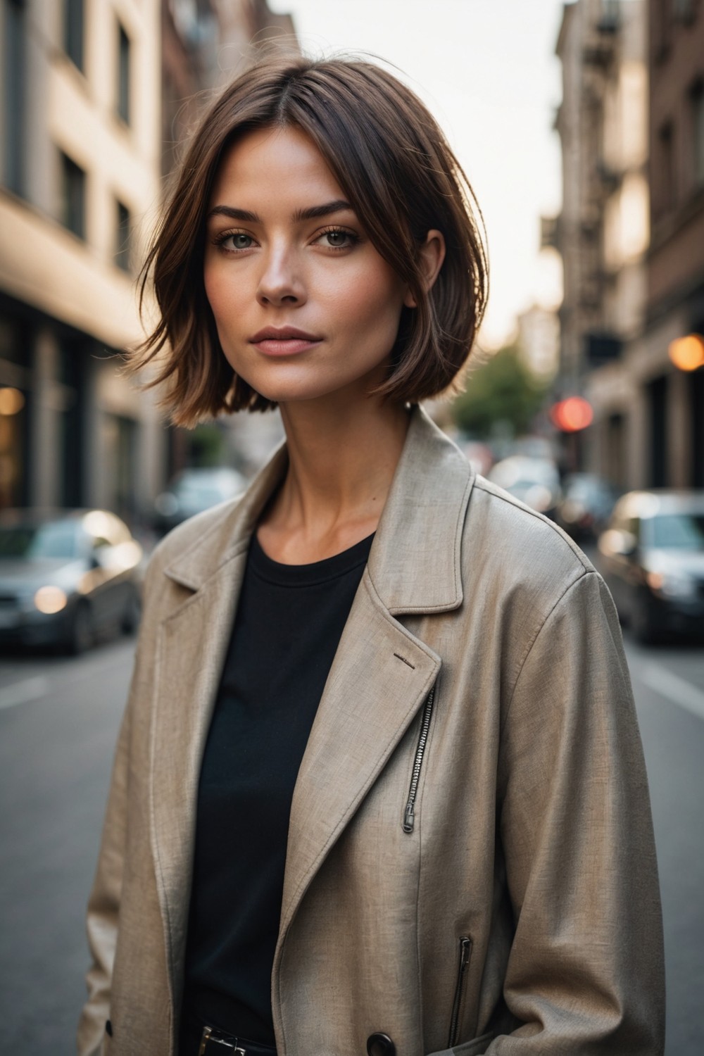 Sleek Shaggy Bob