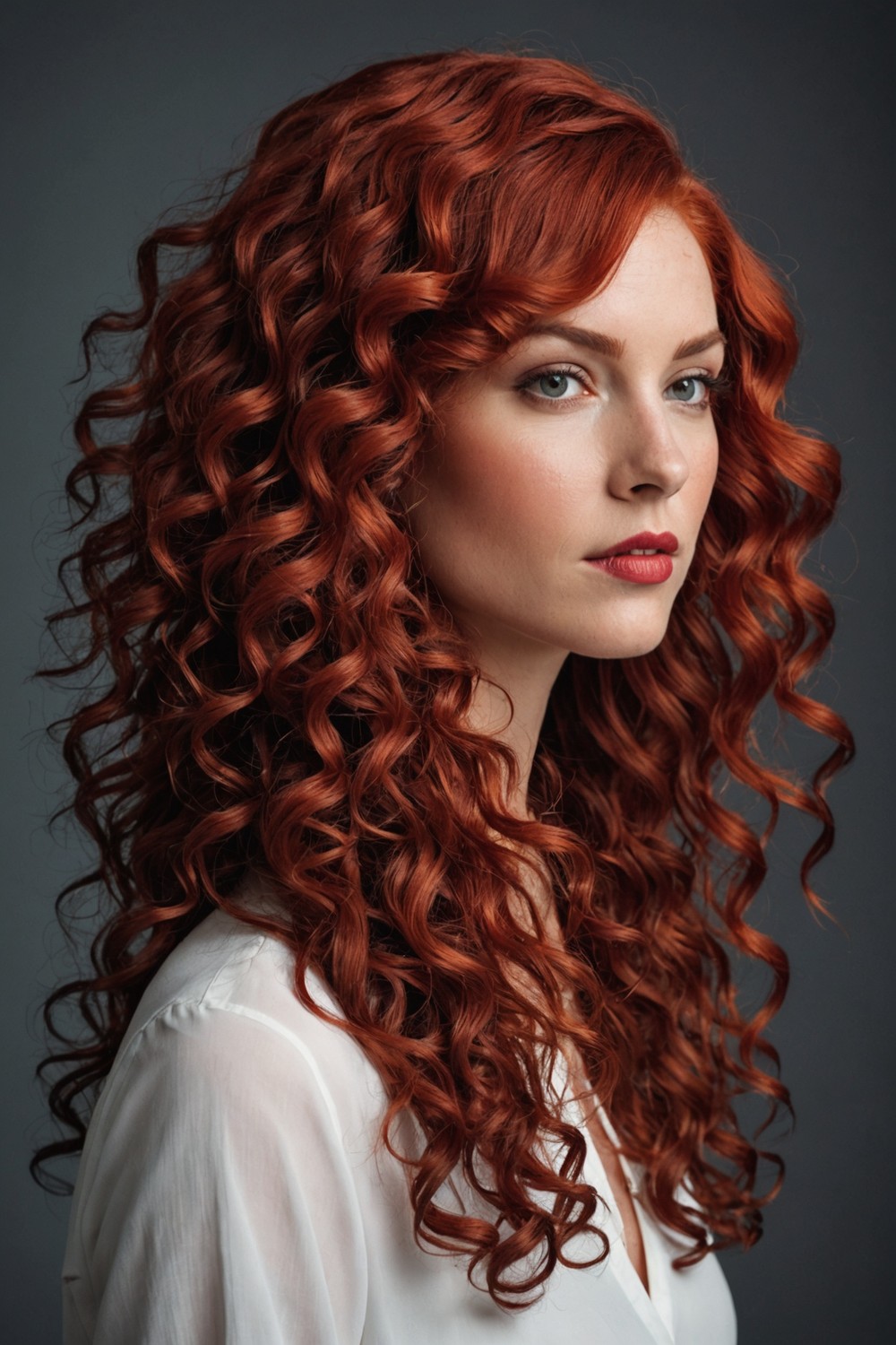 Textured Red Curls