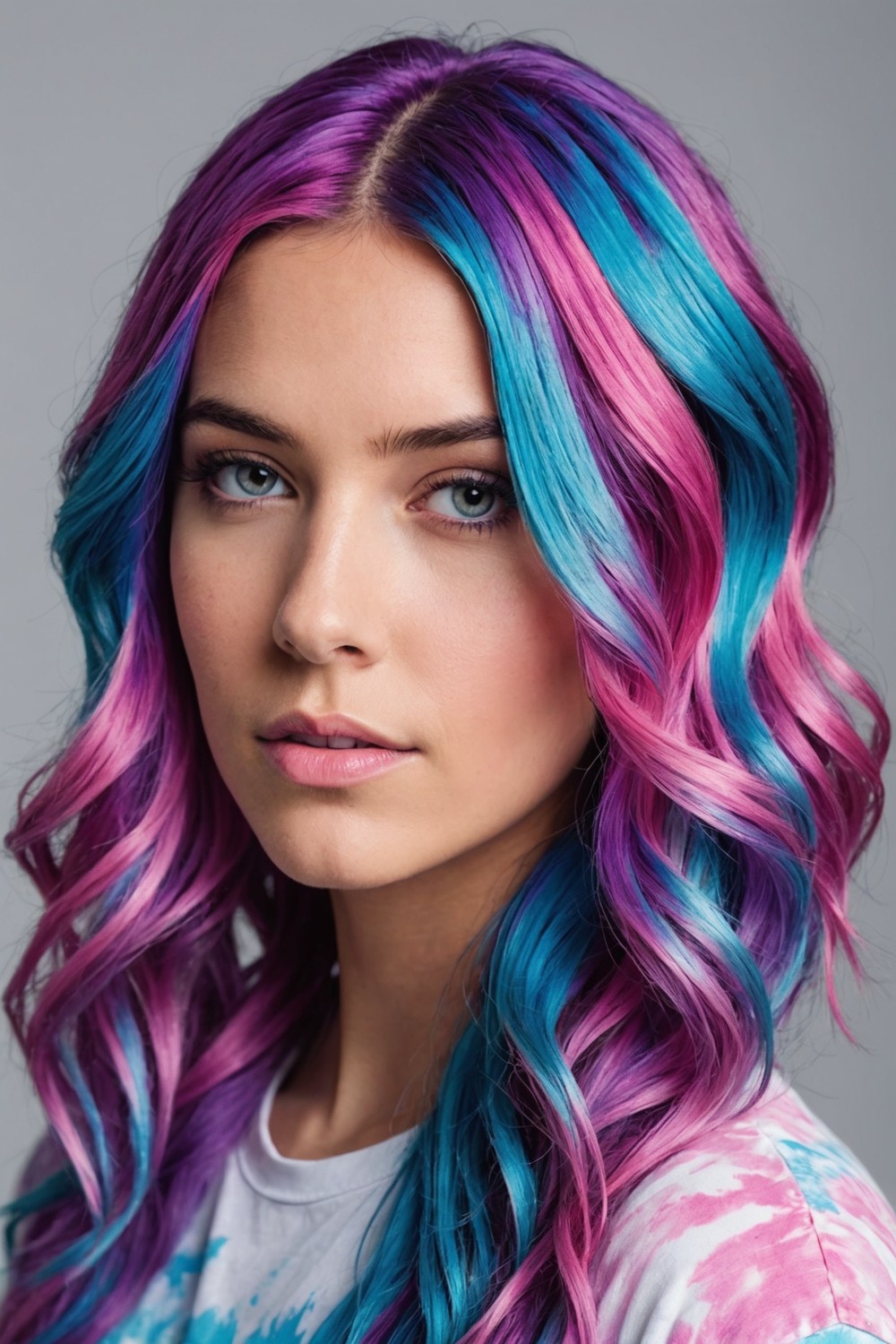 Tie-Dye Hair Technique