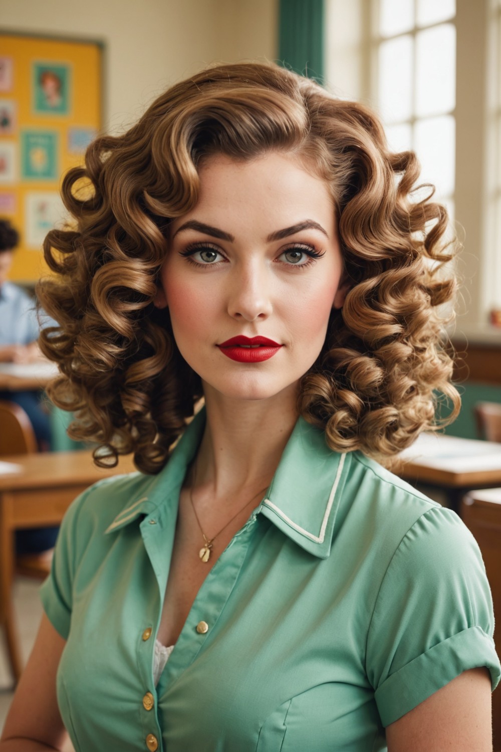 Vintage Pin-Up Curls