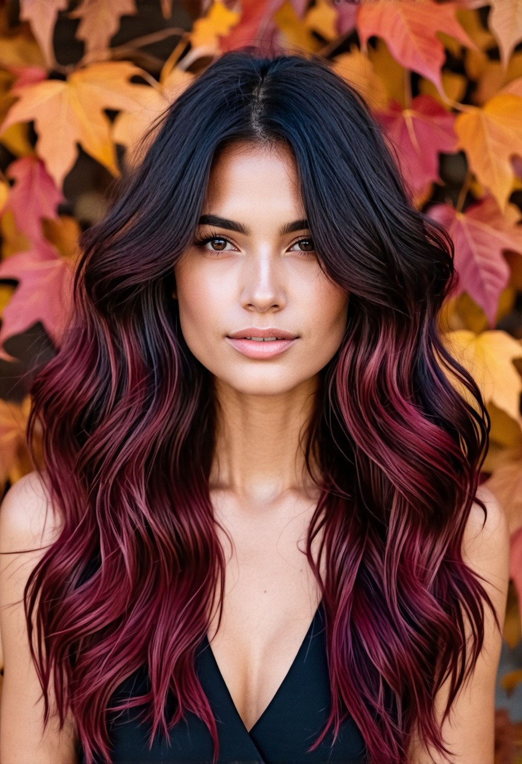 Burgundy Ombré