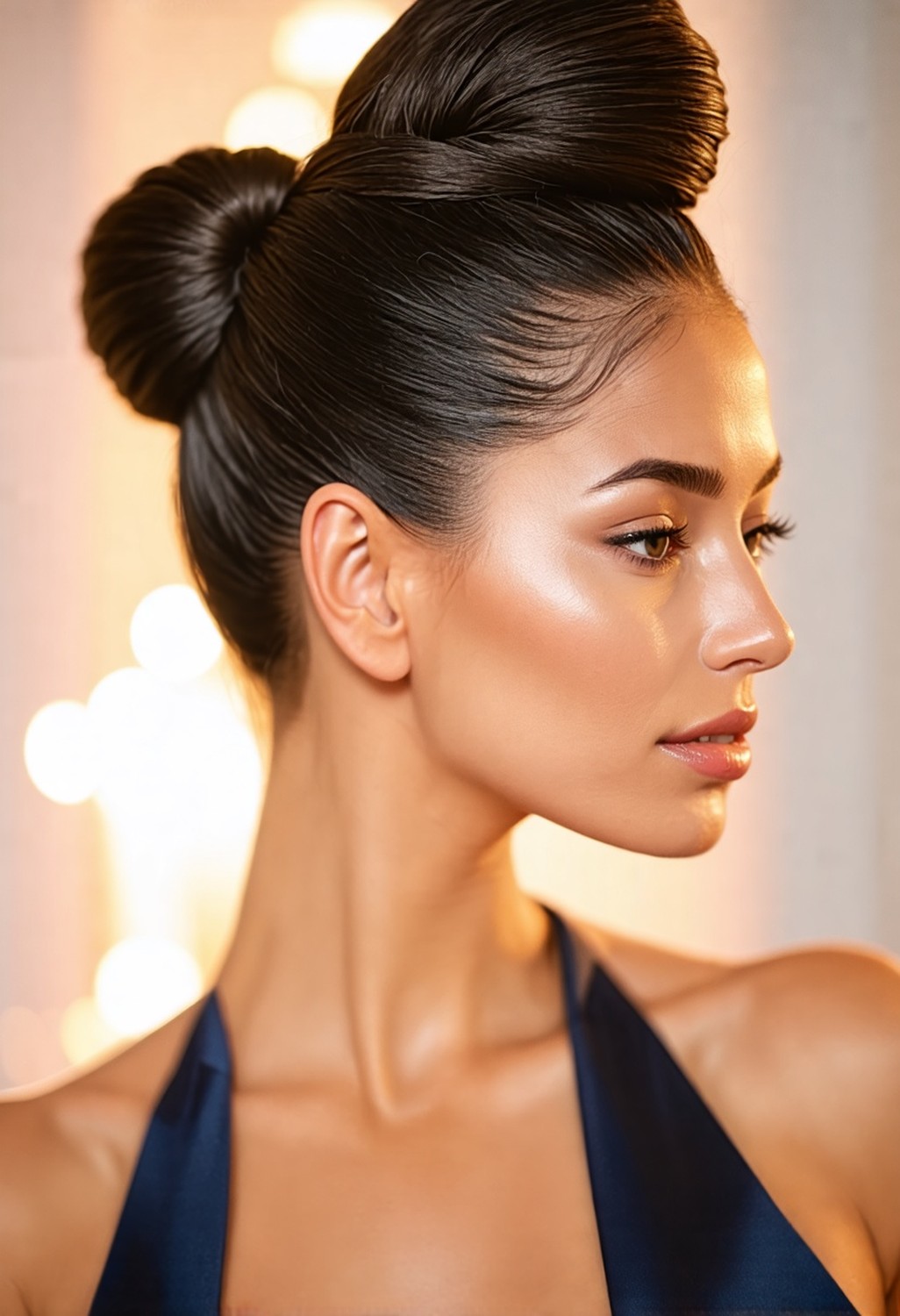 High Sleek Bun