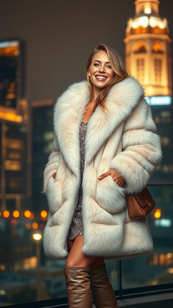 Cozy Faux Fur Coat