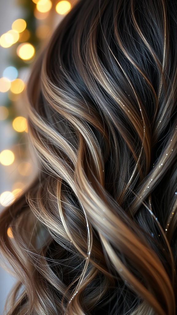 Hair Tinsel Highlights