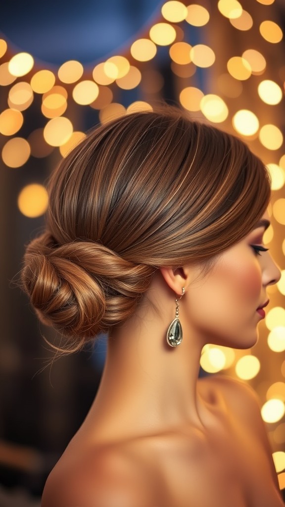 Sleek Low Bun