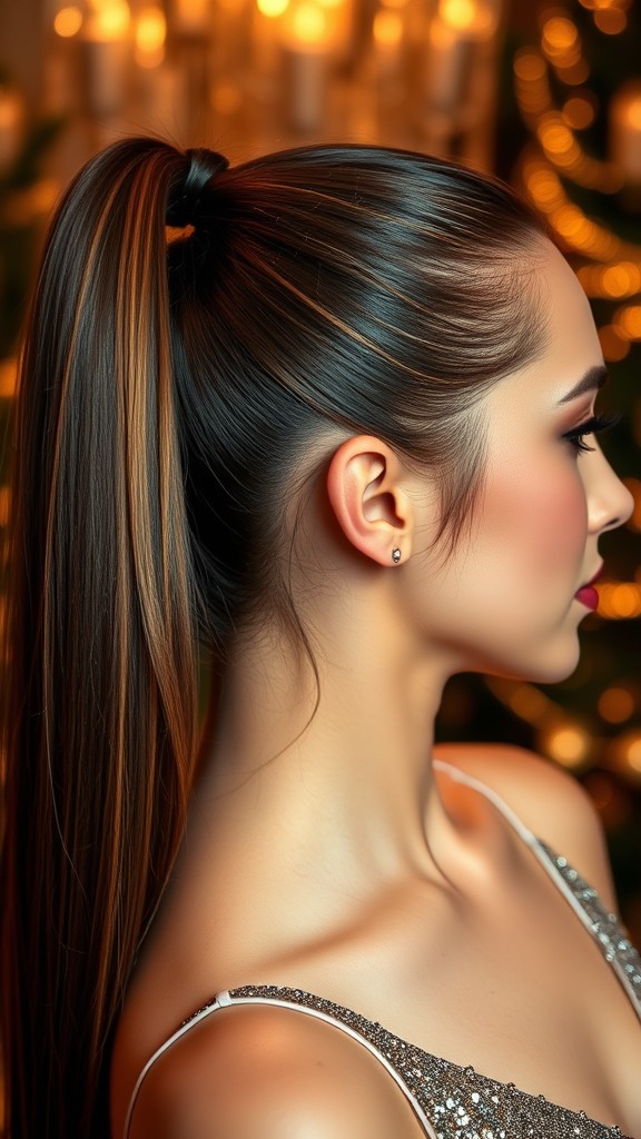 Sleek Ponytail