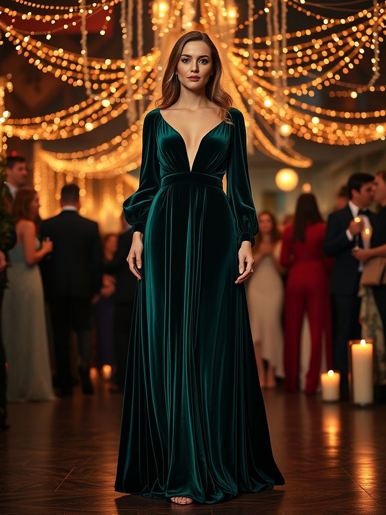 Velvet Maxi Dress