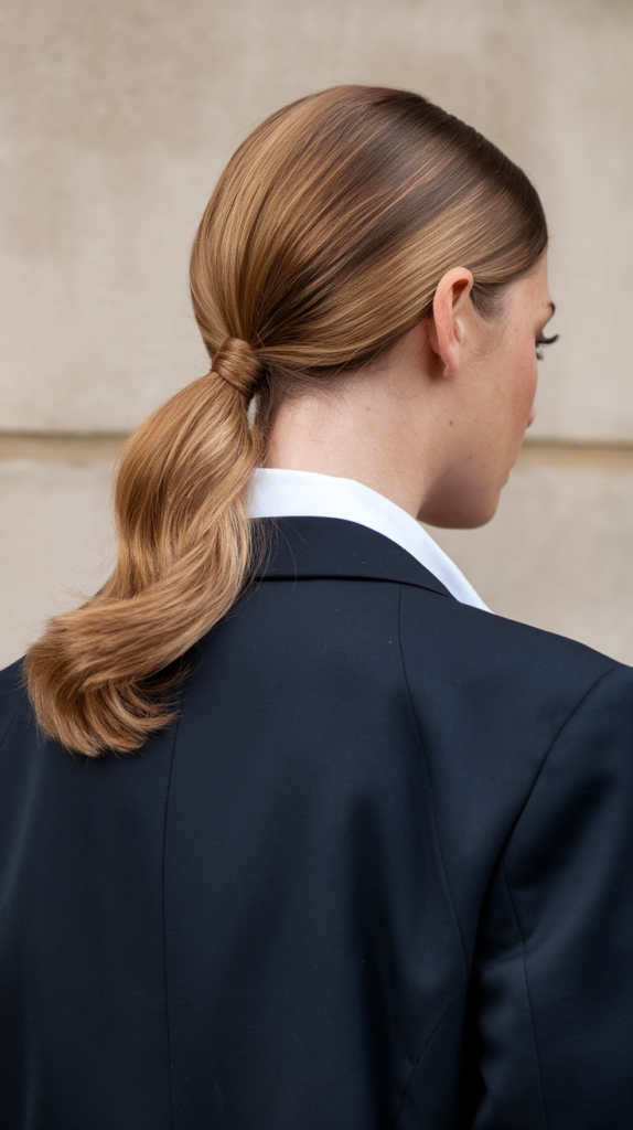 Sleek Low Ponytail