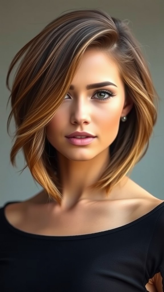 Asymmetrical Cut