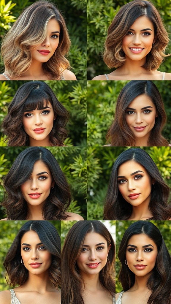 best hairstyles for round faces