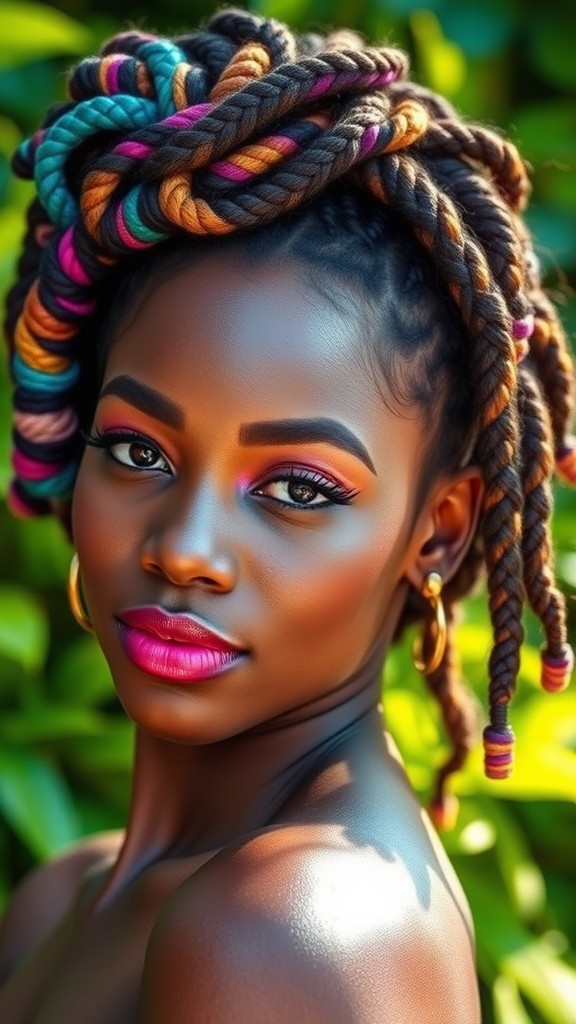 Colorful Protective Styles