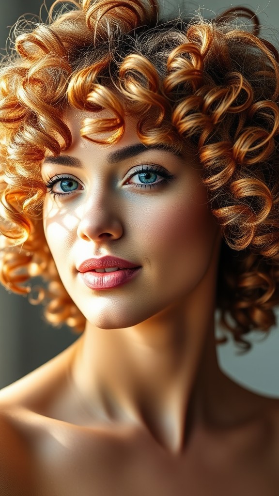 Curly Pixie Hair