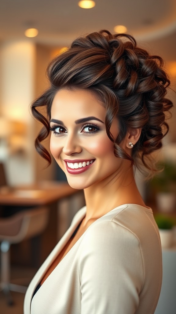 Curly Updo