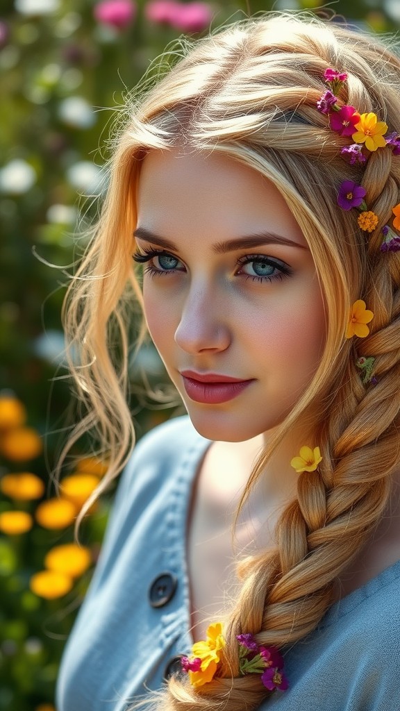 Floral Braids