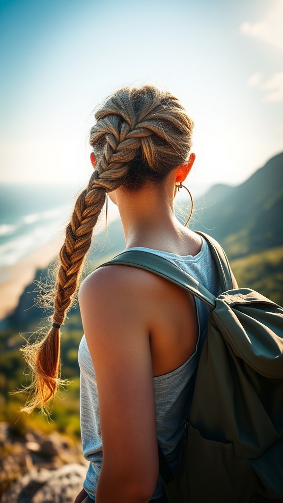 Functional Braided Ponytail