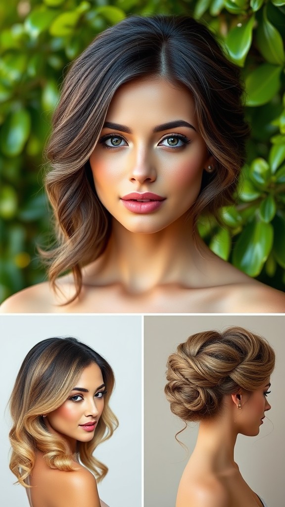 gorgeous hairstyles for heart-shaped faces