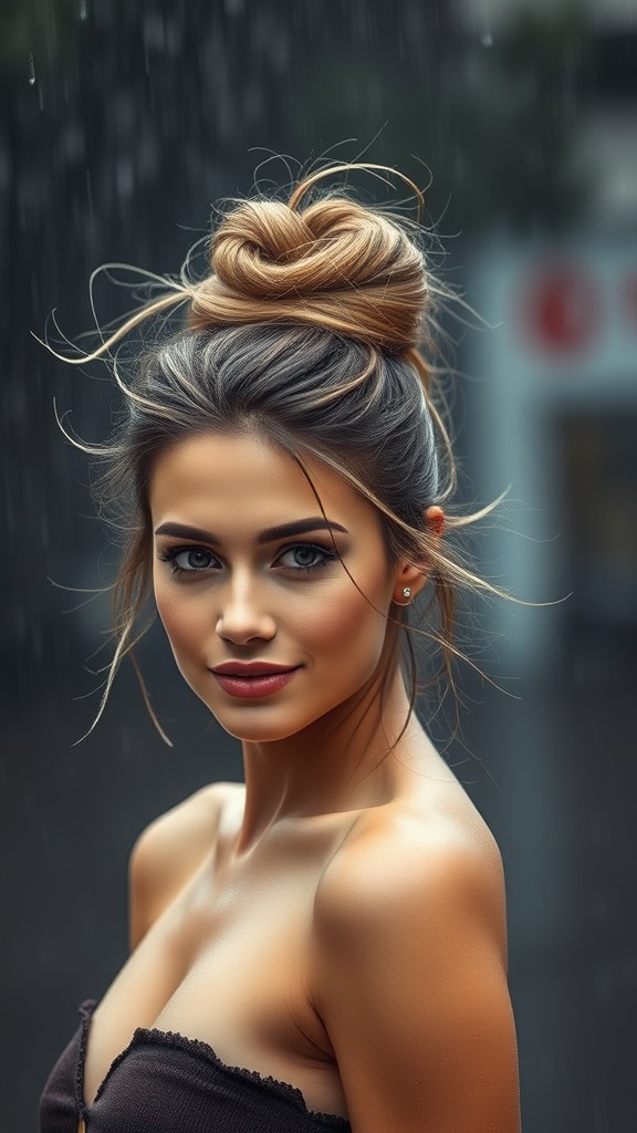 Messy Top Knot