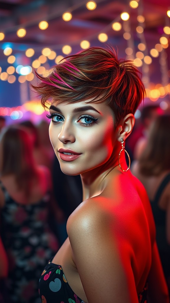 Pixie Cut with Flair